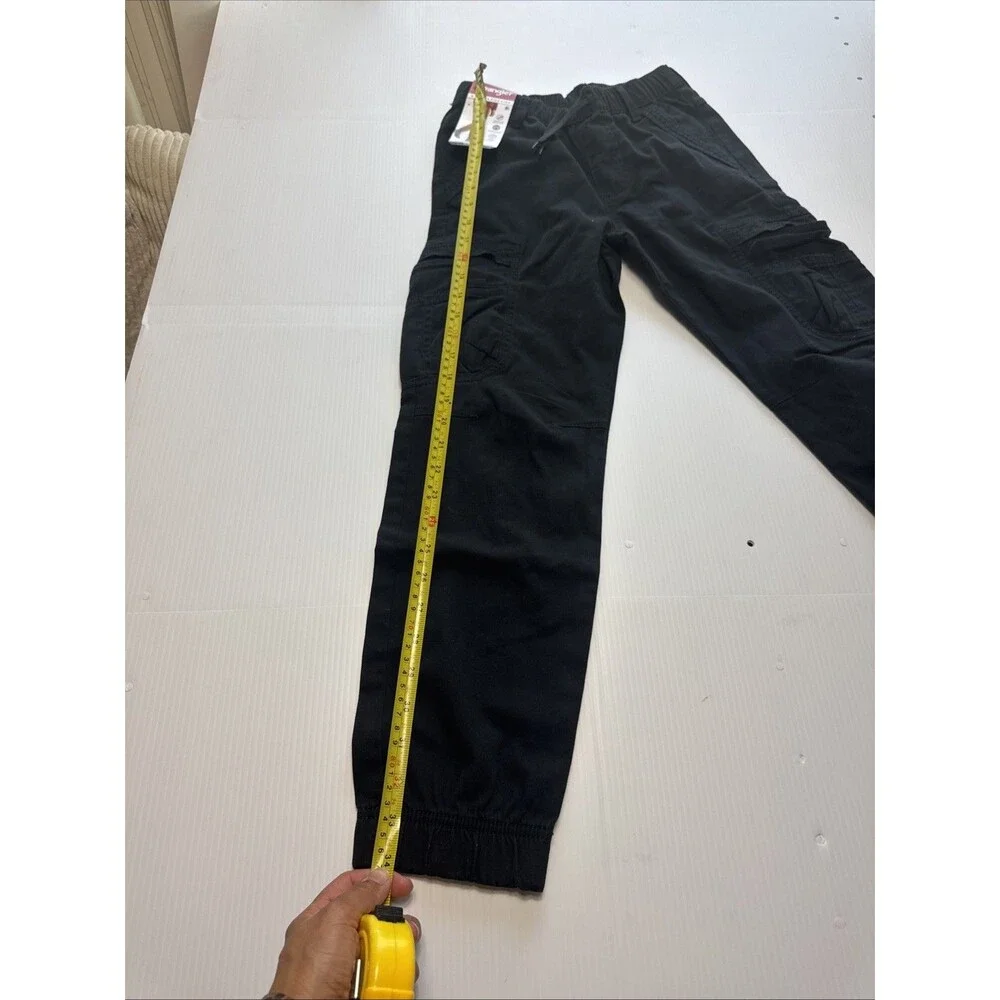Wrangler Boys Five Star Gamer Cargo Jogger Pants Black NWT Size 12 Slim